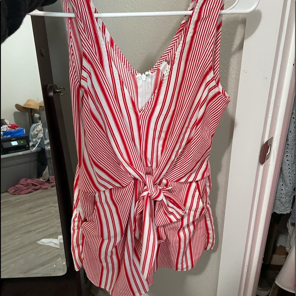 Candy cane boutique romper!